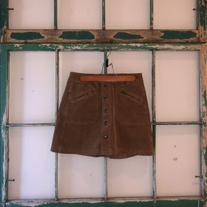 suede mini skirt